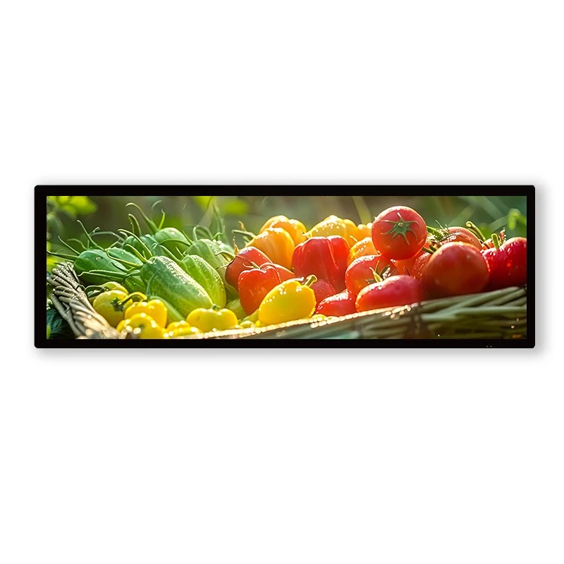 28 .6 ഇഞ്ച് LCD ബാർ ഡിസ്പ്ലേ ഡബിൾ ഫെയ്സ് സ്ക്രീൻ