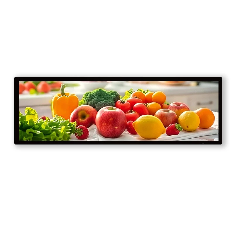 36.8 ഇഞ്ച് LCD ബാർ ഡിസ്പ്ലേ ഡബിൾ ഫെയ്സ് സ്ക്രീൻ